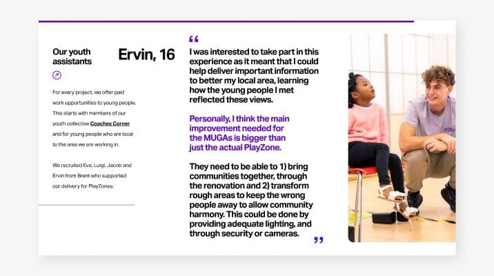 Youth assistant Ervin wrote about his experience of taking part / on the programme aims, featured in our project report.